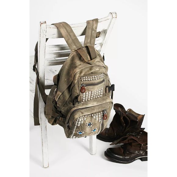 Free People Harlow Studded Backpack - Picture 2 of 11